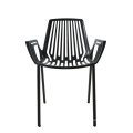 Outdoor furniture aluminum dinning arm chair garden chair